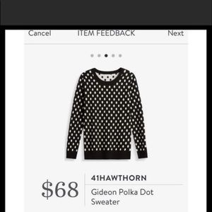 41 Hawthorn Stitch Fix Polka Dot Sweater